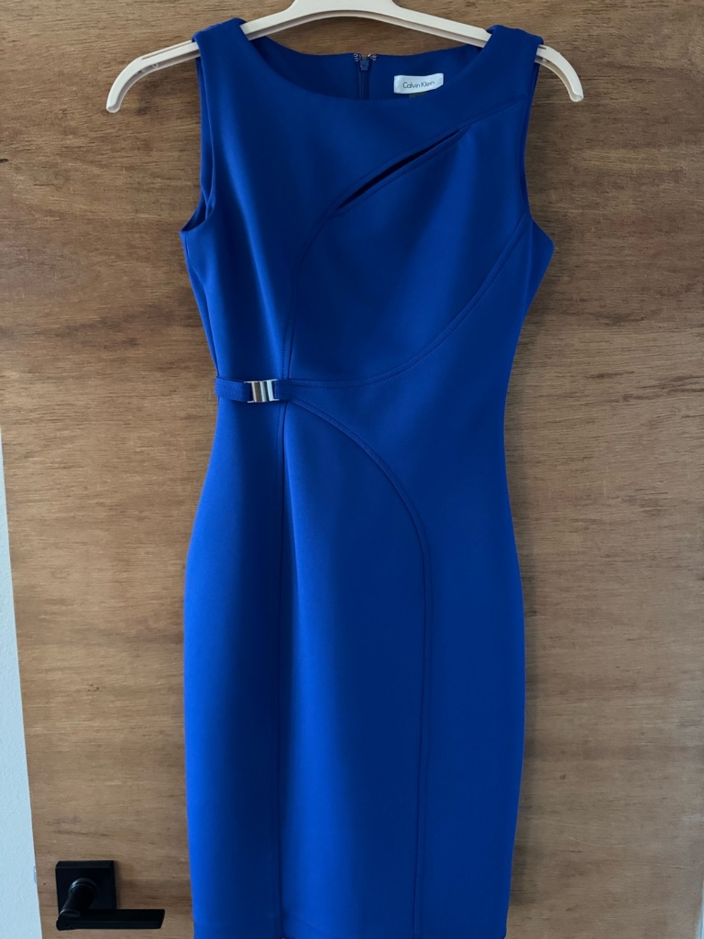 Calvin Klein Royal Blue Sleeveless Dress Size 4